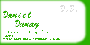 daniel dunay business card